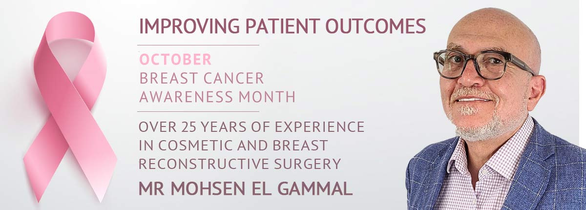 improving post cancer surgical outcomes with specialist breast cancer surgeon Mr Mohsen El Gammal at Cosmetic Surgery Partners
